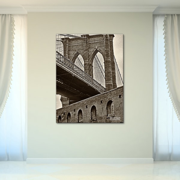 Bruce Bain Brooklyn Bridge Canvas Wall Art   16323206  