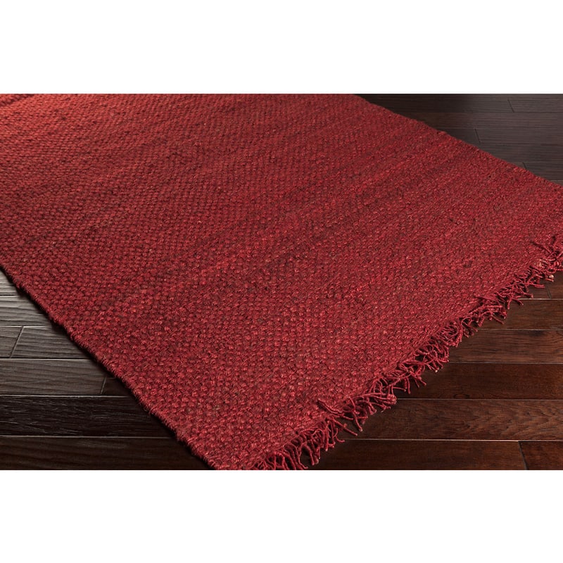 Hand-Woven Montana Solid Jute Rug