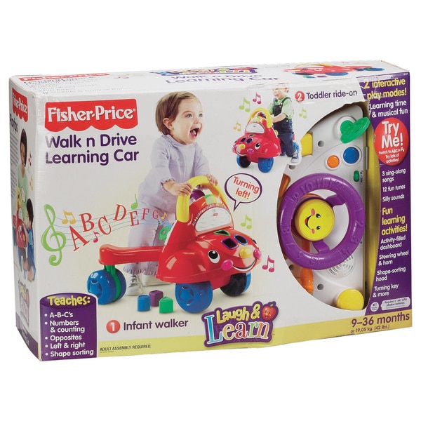 fisher price laugh and learn stride to ride learning walker