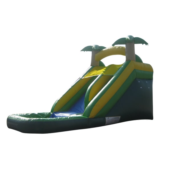 JumpOrange 18 feet Tropical Titan Wet / Dry Water Slide   16323245