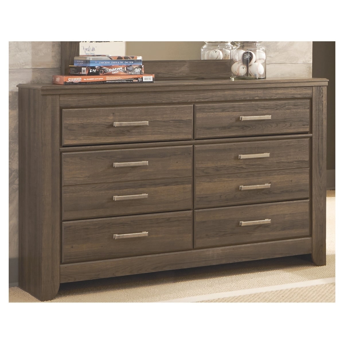 Ashley Furniture Industries Signature Designs By Ashley Juararo Youth Dresser Brown Size 6 drawer