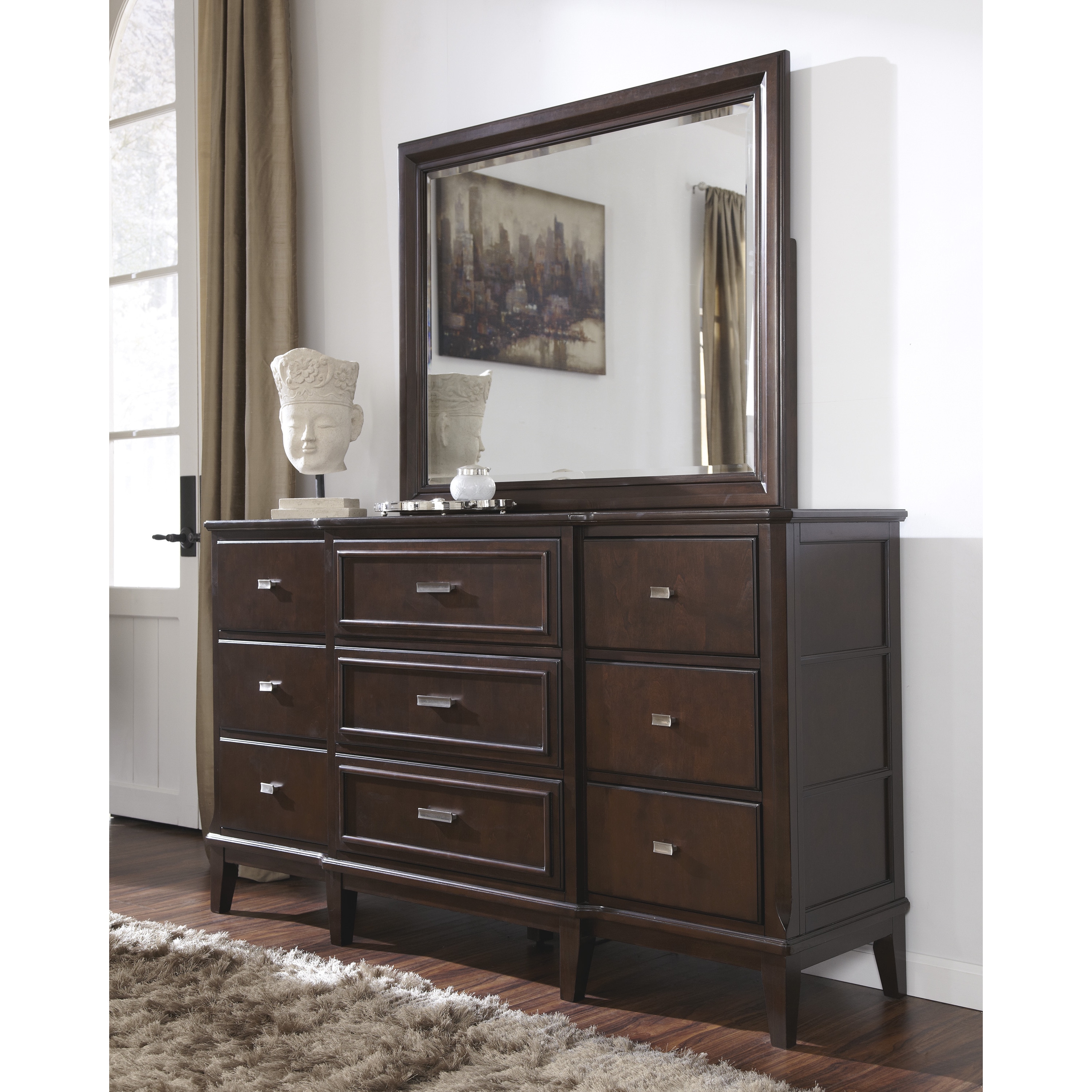 Signature Design By Ashley Signature Design By Ashley Larimer Brown Dresser Brown Size 9 drawer