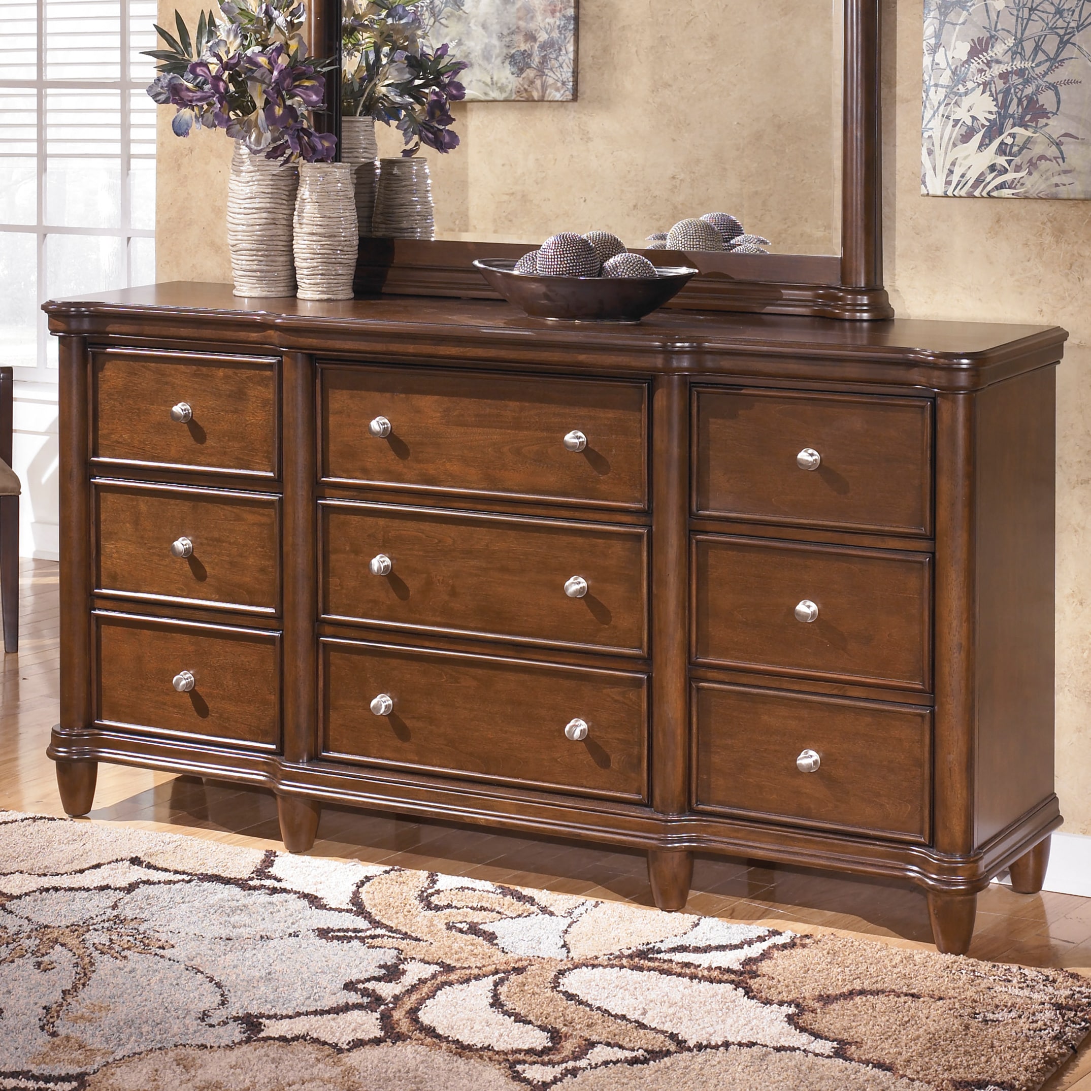 Signature Design By Ashley Signature Design By Ashley Daleena Dresser Brown Size 9 drawer