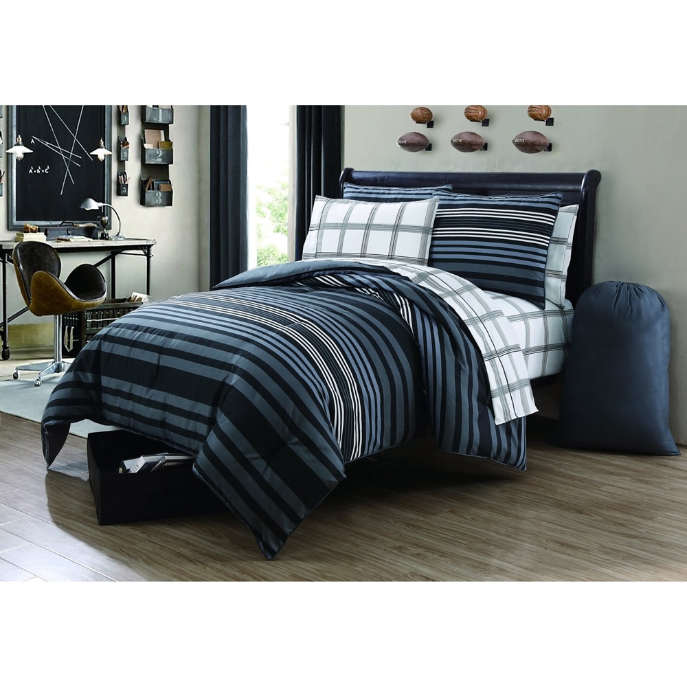 Baker 9 piece Bed In A Bag With And Sheet Set