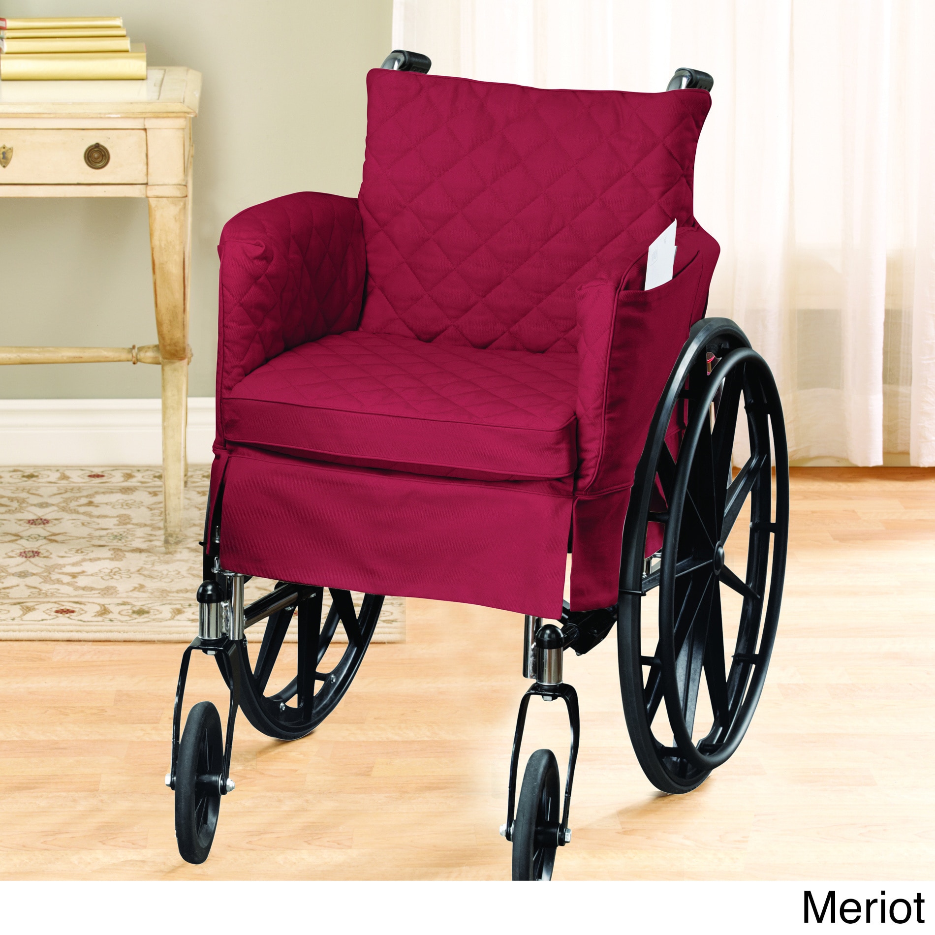 Twill Supreme Tufted 18x16 inch Standard Wheelchair Slipcover