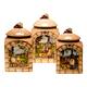 Certified International Tuscan View 3-piece Ceramic Canister Set