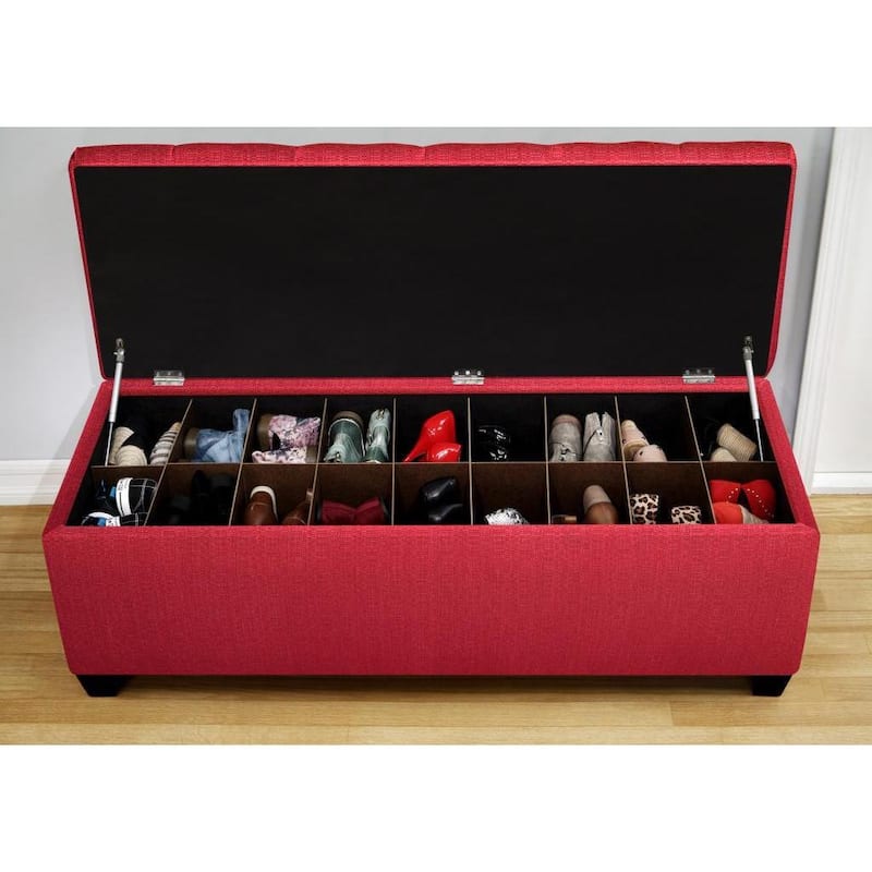 The Sole Candice Tulip Secret Shoe Storage Bench