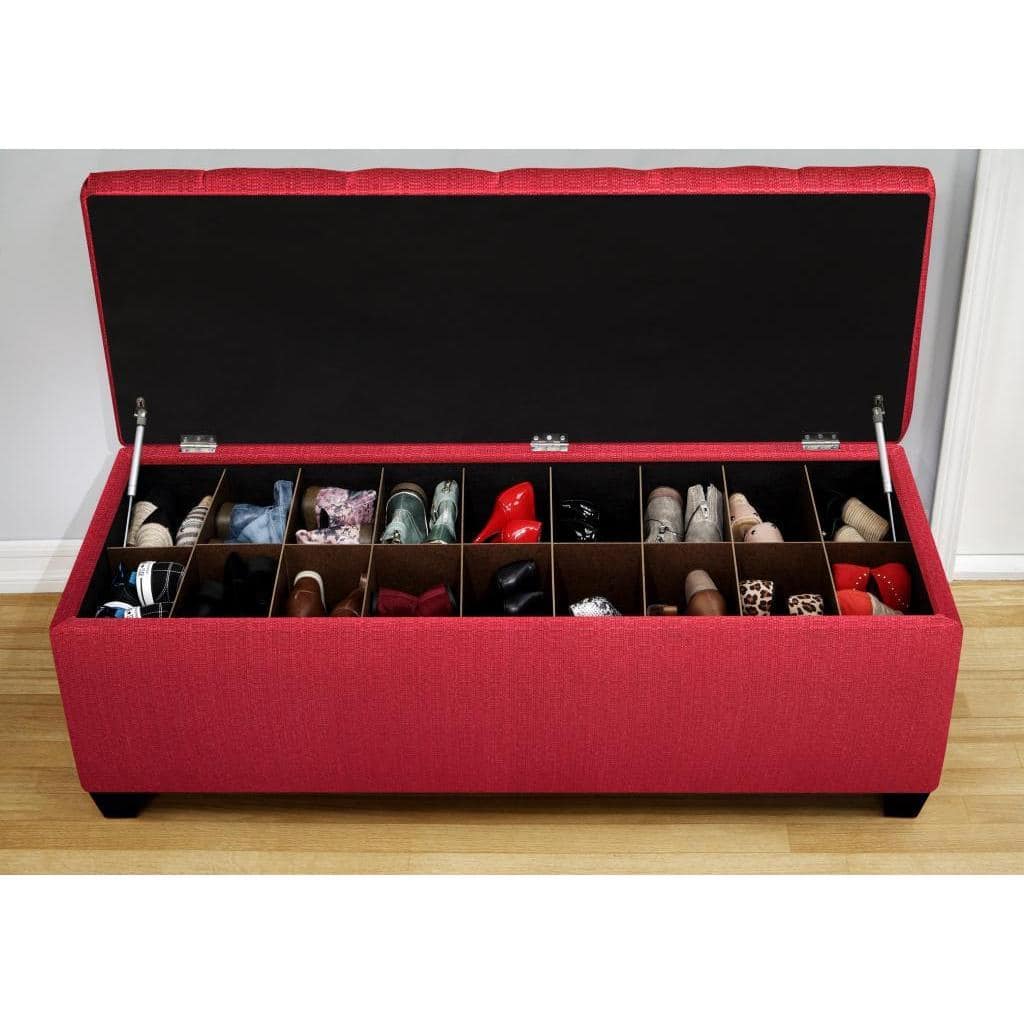 The Sole Candice Tulip Secret Shoe Storage Bench