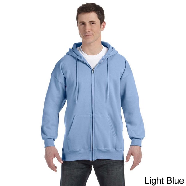 light blue zip up hoodie mens