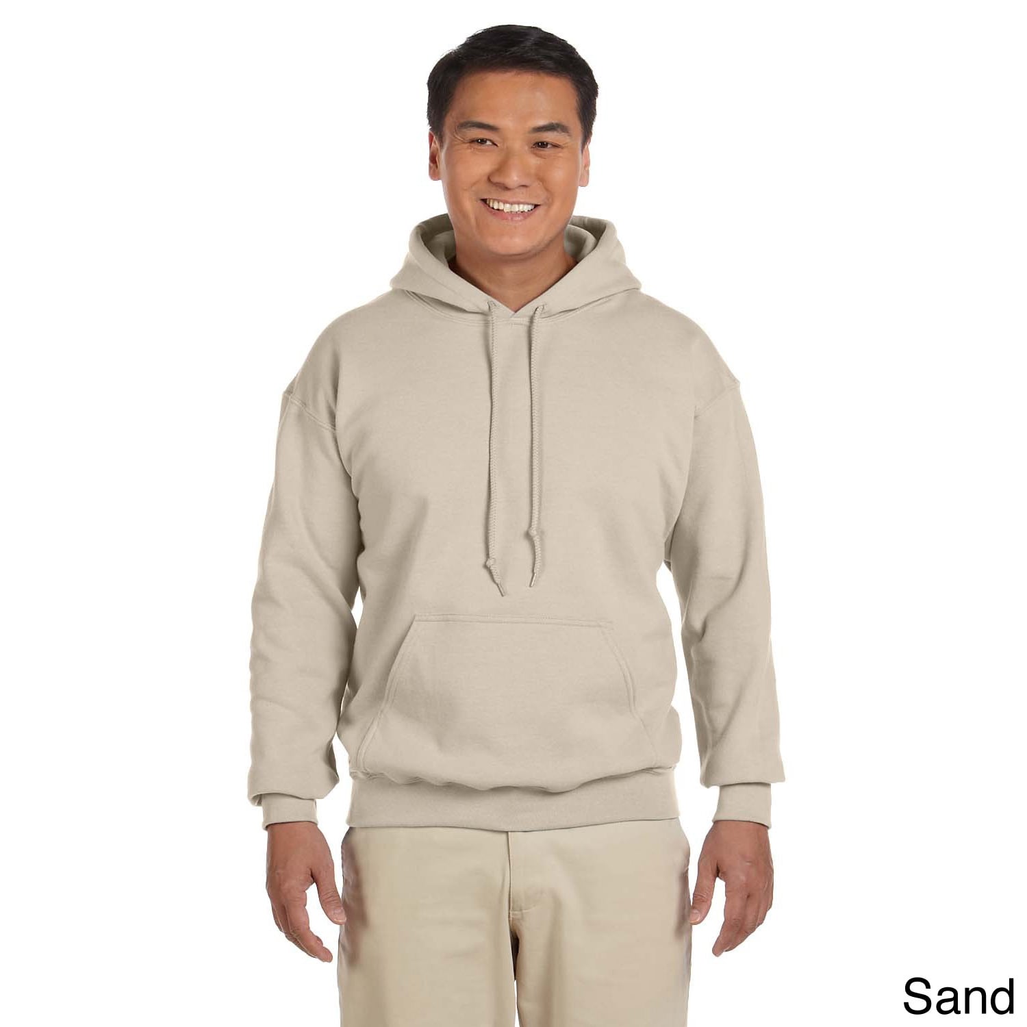 Gildan Gildan Mens Heavy Blend 50/50 Hoodie Tan Size XXL