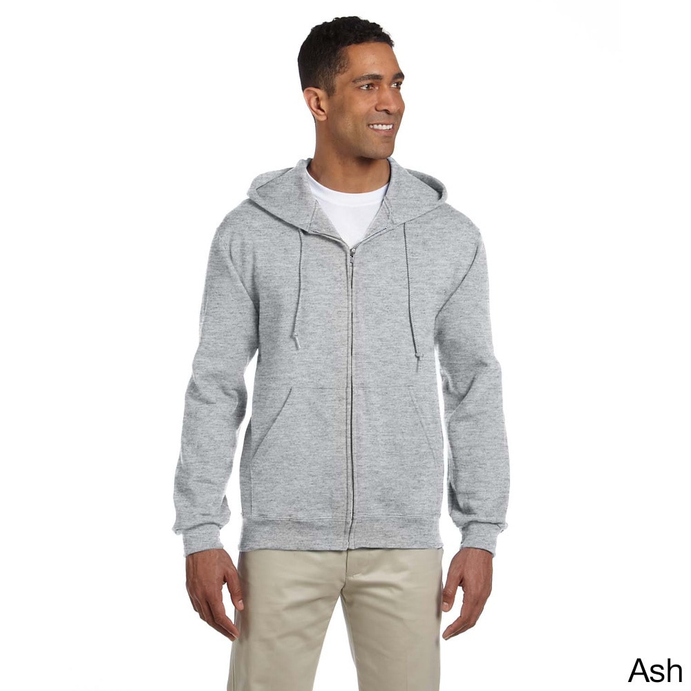 Mens Super Sweats Nublend Fleece Full zip Hooded Jacket