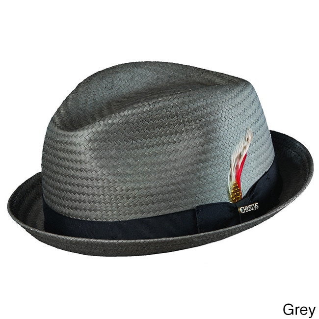 Christys Christys Mens Toyo Fedora Grey Size M