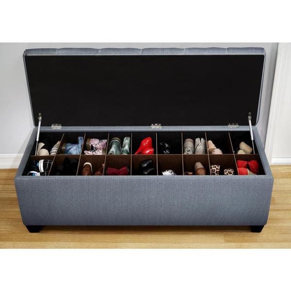 Shoe box 2025 storage bench