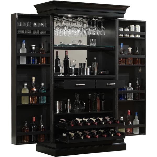 slide 2 of 17, Ashley Heights Home Bar Wine Cabinet