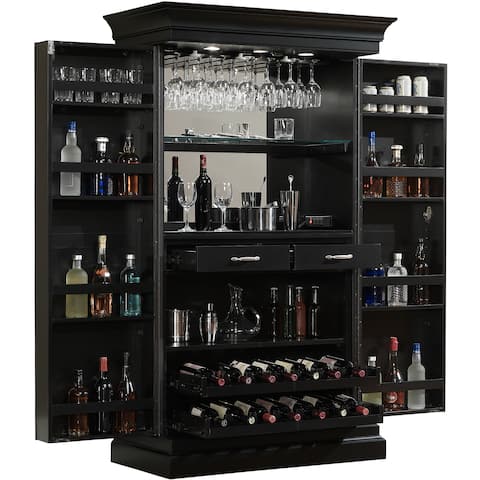 Black Home Bars Online At Our Best Dining Room Bar Ashley Heights Black Stain Home Bar Wine Cabinet