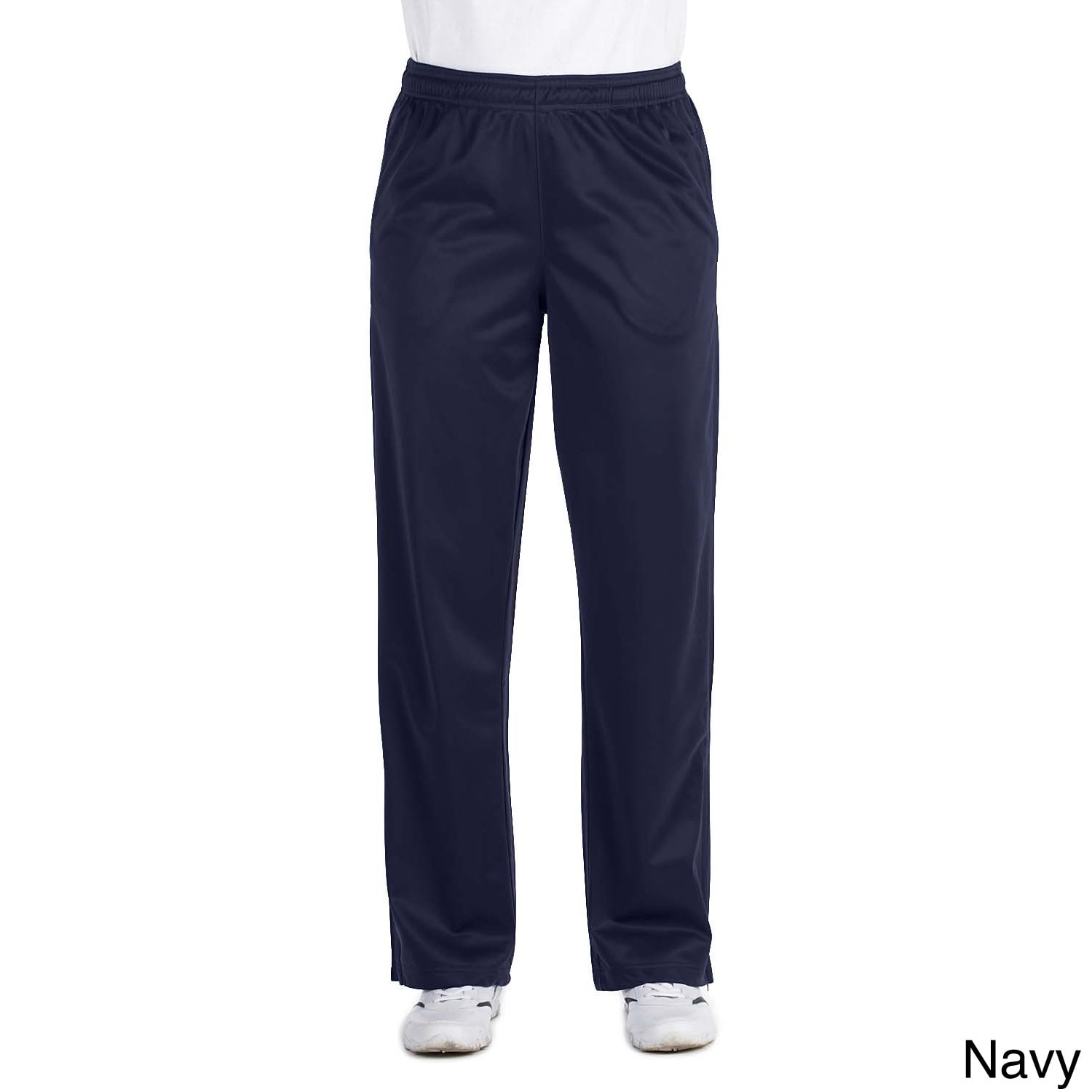 navy track pants womens