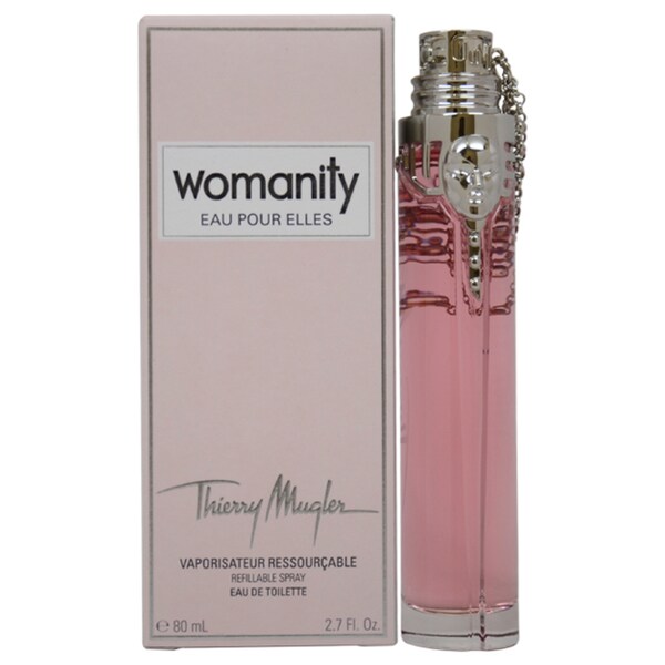 Thierry Mugler Womanity Eau Pour Elles Women's 2.7-ounce Eau de Toilette Spray (Refillable)