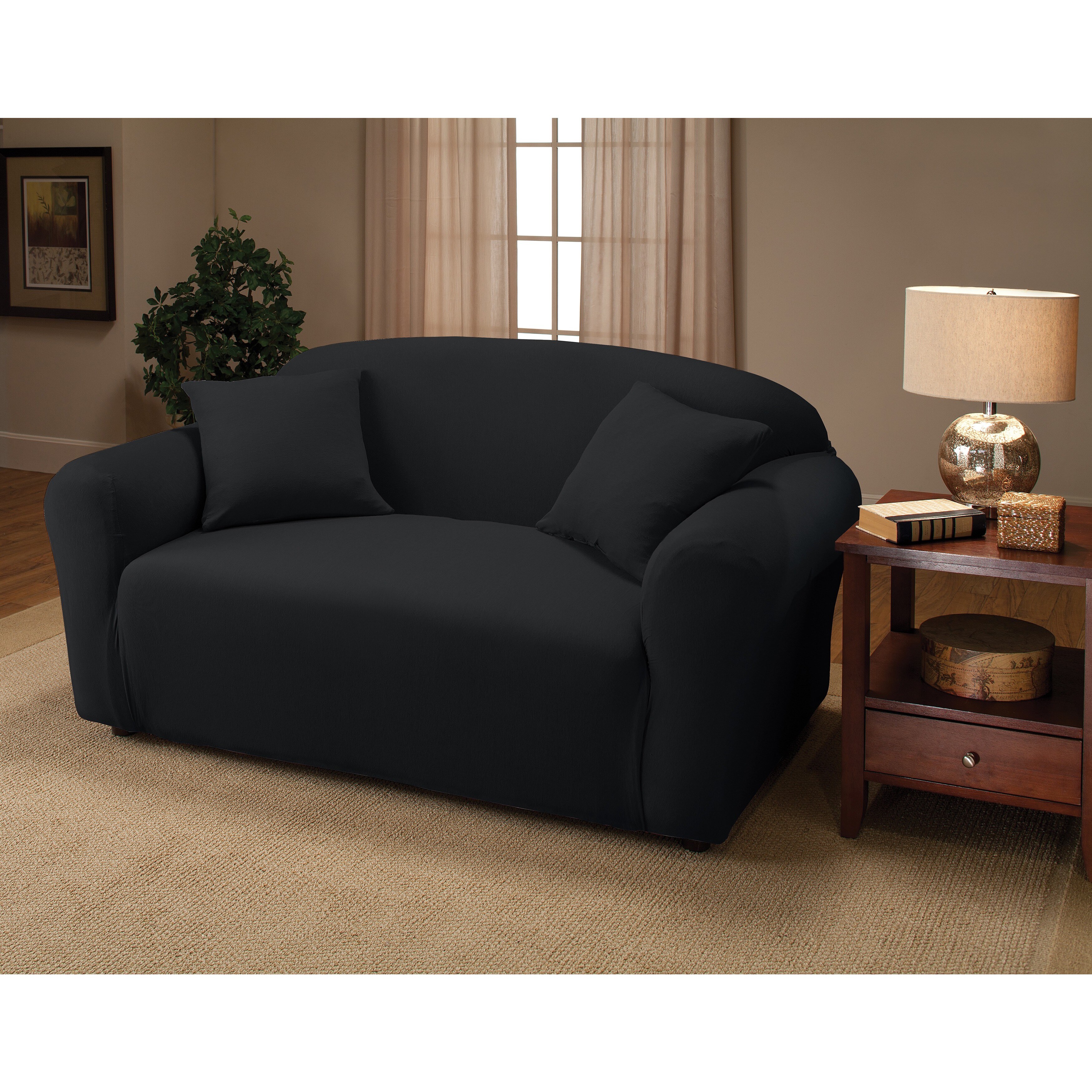 Sanctuary Stretch Jersey Loveseat Slipcover 
