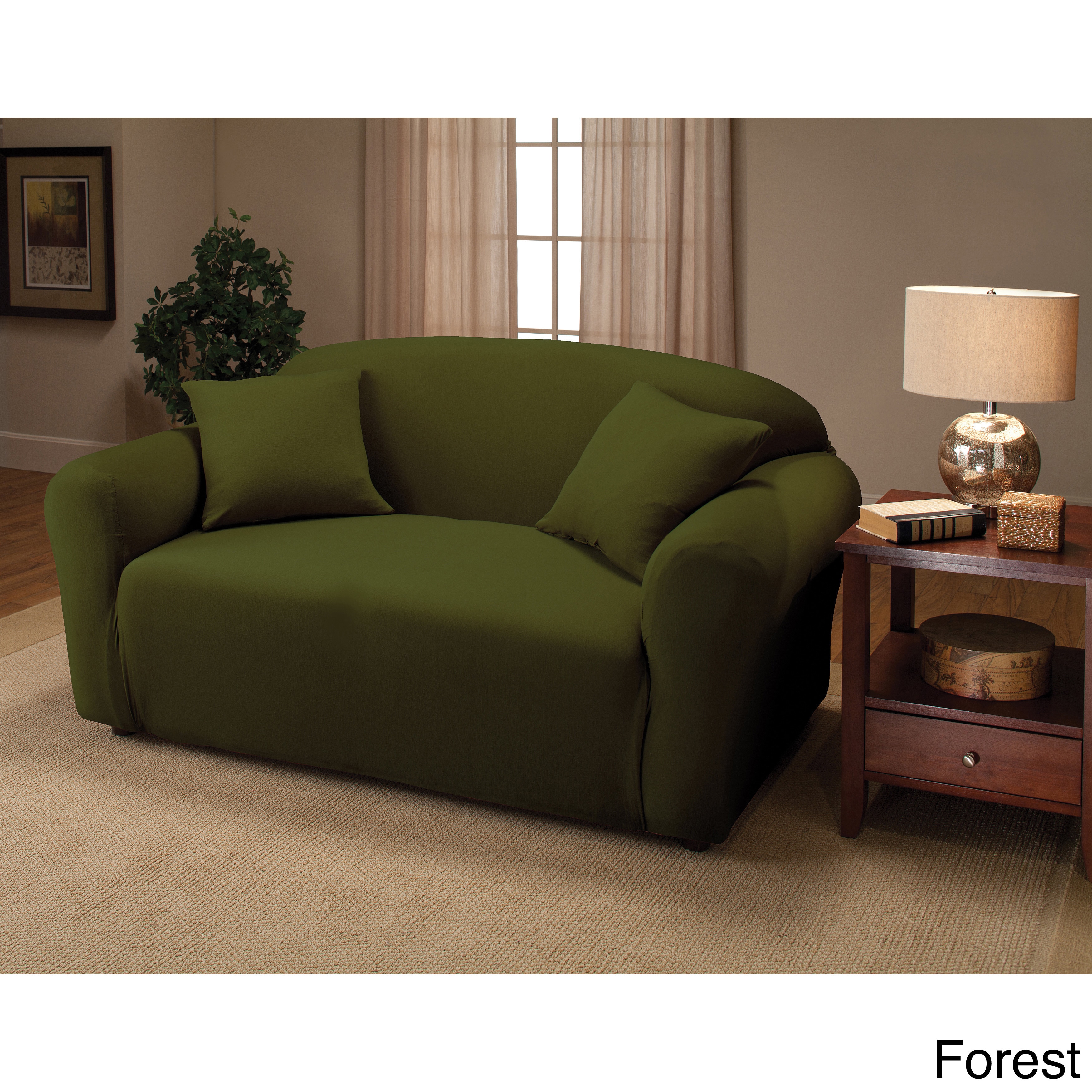 Stretch Jersey Loveseat Slipcover