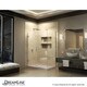 preview thumbnail 7 of 42, DreamLine Unidoor Plus 54 1/2 in. W x 30 3/8 in. D x 72 in. H Frameless Hinged Shower Enclosure - 30.38" x 54.5"