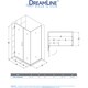 preview thumbnail 3 of 42, DreamLine Unidoor Plus 54 1/2 in. W x 30 3/8 in. D x 72 in. H Frameless Hinged Shower Enclosure - 30.38" x 54.5"