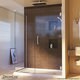 preview thumbnail 14 of 42, DreamLine Unidoor Plus 55 1/2 in. W x 30 3/8 in. D x 72 in. H Frameless Hinged Shower Enclosure - 30.38" x 55.5"