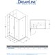 preview thumbnail 3 of 42, DreamLine Unidoor Plus 56 1/2 in. W x 30 3/8 in. D x 72 in. H Frameless Hinged Shower Enclosure - 30.38" x 56.5"