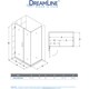 preview thumbnail 3 of 42, DreamLine Unidoor Plus 57 1/2 in. W x 30 3/8 in. D x 72 in. H Frameless Hinged Shower Enclosure - 30.38" x 57.5"