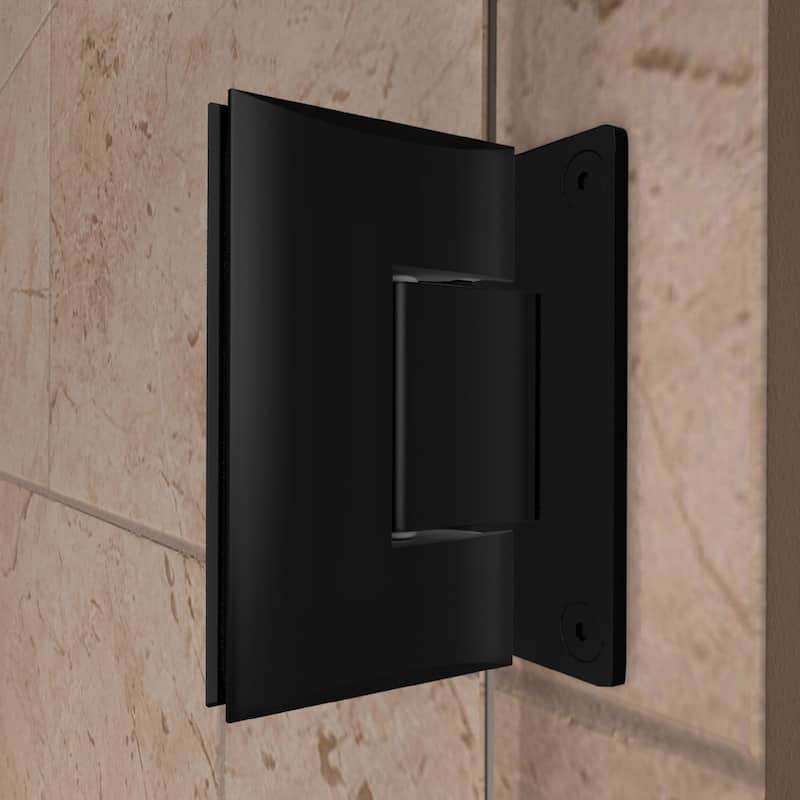 DreamLine Unidoor Plus 58 1/2 in. W x 30 3/8 in. D x 72 in. H Frameless Hinged Shower Enclosure - 30.38" x 58.5"