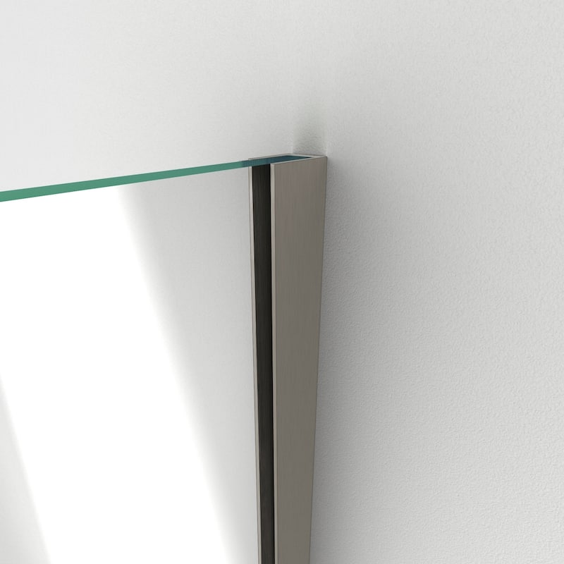 DreamLine Unidoor Plus 36 1/2 in. W x 30 3/8 in. D x 72 in. H Frameless Hinged Shower Enclosure - 30.38" x 36.5"