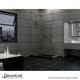 preview thumbnail 20 of 44, DreamLine Unidoor Plus 36 1/2 in. W x 30 3/8 in. D x 72 in. H Frameless Hinged Shower Enclosure - 30.38" x 36.5"