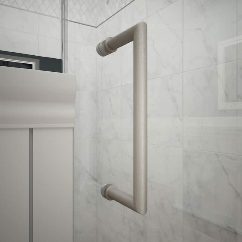 DreamLine Unidoor Plus 40 in. W x 30 3/8 in. D x 72 in. H Frameless Hinged Shower Enclosure - 30.38" x 40"