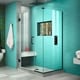 preview thumbnail 35 of 43, DreamLine Unidoor Plus 40 in. W x 30 3/8 in. D x 72 in. H Frameless Hinged Shower Enclosure - 30.38" x 40" 30.38" D x 72" H - Satin