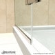 preview thumbnail 27 of 45, DreamLine Unidoor Plus 45 1/2 in. W x 30 3/8 in. D x 72 in. H Frameless Hinged Shower Enclosure - 30.38" x 45.5"