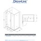 preview thumbnail 29 of 44, DreamLine Unidoor Plus 46 1/2 in. W x 30 3/8 in. D x 72 in. H Frameless Hinged Shower Enclosure - 30.38" x 46.5"