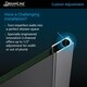 preview thumbnail 9 of 45, DreamLine Unidoor Plus 49 in. W x 30 3/8 in. D x 72 in. H Frameless Hinged Shower Enclosure - 30.38" x 49"