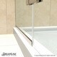 preview thumbnail 27 of 45, DreamLine Unidoor Plus 49 in. W x 30 3/8 in. D x 72 in. H Frameless Hinged Shower Enclosure - 30.38" x 49"