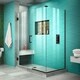 preview thumbnail 31 of 45, DreamLine Unidoor Plus 50 in. W x 30 3/8 in. D x 72 in. H Frameless Hinged Shower Enclosure - 30.38" x 50" 30.38" D x 72" H - Oil Rubbed Bronze Finish
