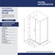 preview thumbnail 3 of 45, DreamLine Unidoor Plus 29 1/2 in. W x 30 3/8 in. D x 72 in. H Frameless Hinged Shower Enclosure - 30.38" x 29.5"