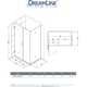 preview thumbnail 30 of 45, DreamLine Unidoor Plus 32 1/2 in. W x 30 3/8 in. D x 72 in. H Frameless Hinged Shower Enclosure.. - 30.38" x 32.5"