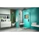 preview thumbnail 35 of 45, DreamLine Unidoor Plus 32 1/2 in. W x 30 3/8 in. D x 72 in. H Frameless Hinged Shower Enclosure.. - 30.38" x 32.5"