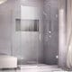 preview thumbnail 18 of 45, DreamLine Unidoor Plus 32 1/2 in. W x 30 3/8 in. D x 72 in. H Frameless Hinged Shower Enclosure.. - 30.38" x 32.5"