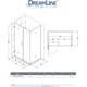 preview thumbnail 28 of 44, DreamLine Unidoor Plus 34 in. W x 30 3/8 in. D x 72 in. H Frameless Hinged Shower Enclosure - 30.38" x 34"