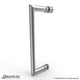 preview thumbnail 21 of 44, DreamLine Unidoor Plus 35 in. W x 30 3/8 in. D x 72 in. H Frameless Hinged Shower Enclosure - 30.38" x 35"