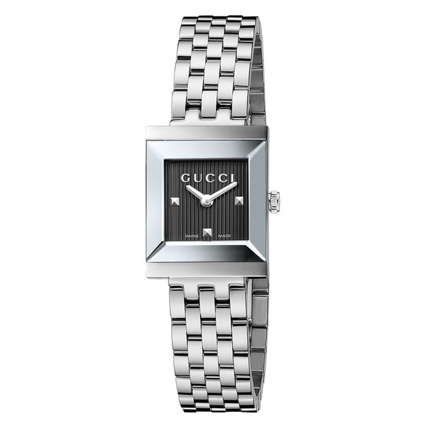 Gucci Women's YA128403 G Frame Timeless Modern Square Shape Watch Gucci Women's Gucci Watches