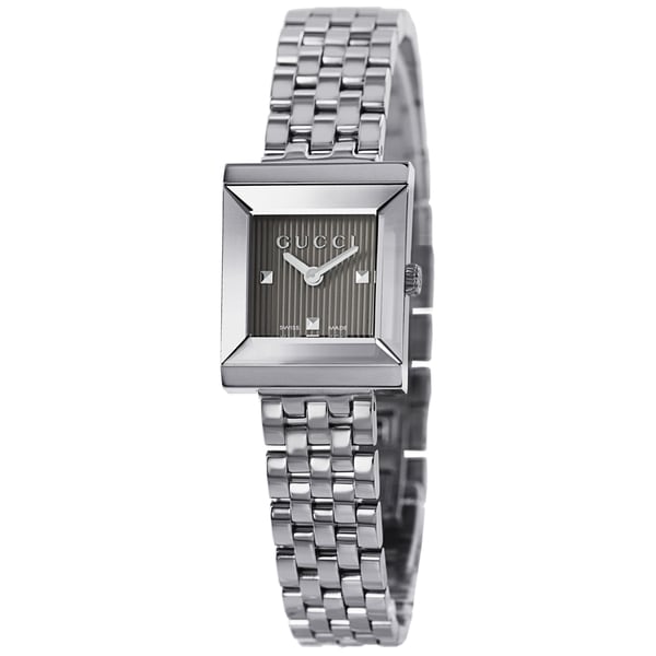 Gucci Women's YA128403 G Frame Timeless Modern Square Shape Watch ...