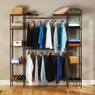 Trinity Expandable Closet Organizer - Bronze