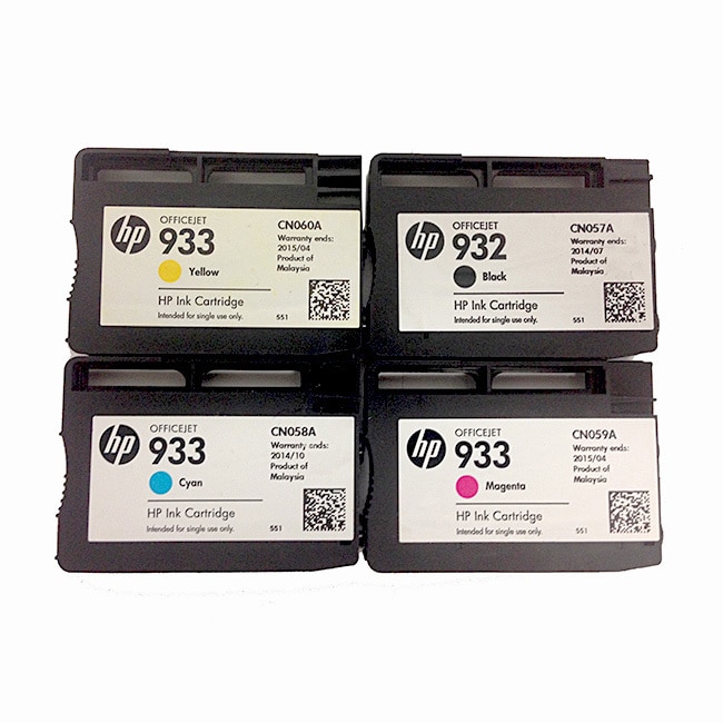 Genuine Hp 932 933 Ink Cartridges (pack Of 4)