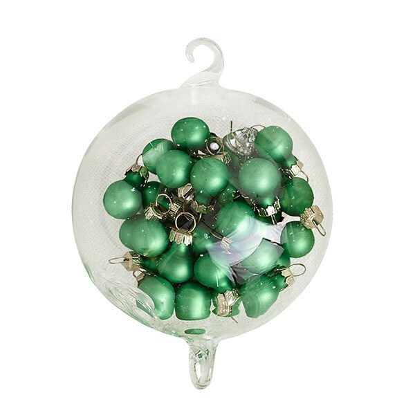 Green Bead Bauble Ornament