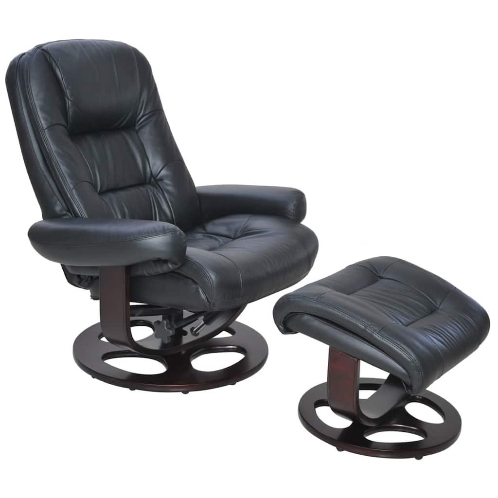 Jacque II Black Pedestal Recliner
